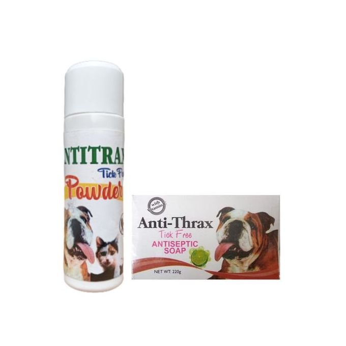 Antithrax Ectoparasite Tick & Flea Powder Soap For Dogs