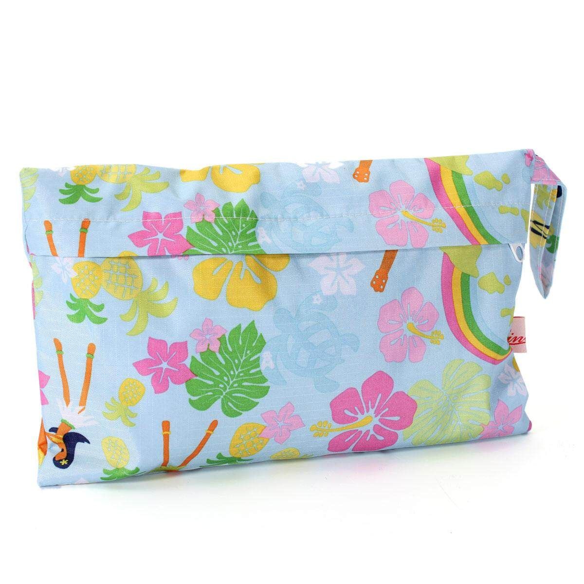 Baby Portable Waterproof Wet Dry Bag Cloth Diaper Reusable Nappy Bag Pockets Burgundy