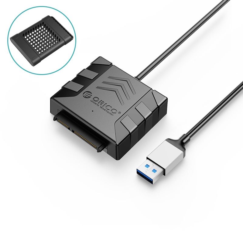 UTS1 USB 3.0 2.5-inch SATA HDD Adapter, Cable Length:0.3m