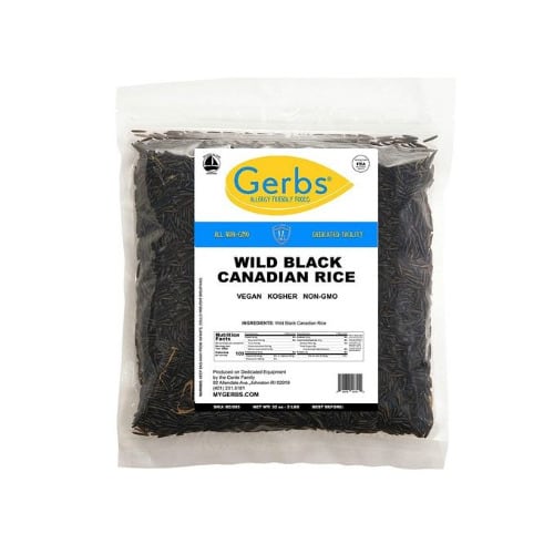 Gerbs Wild Black Rice - 32oz Non Gmo - Pesticide Free 2lbs