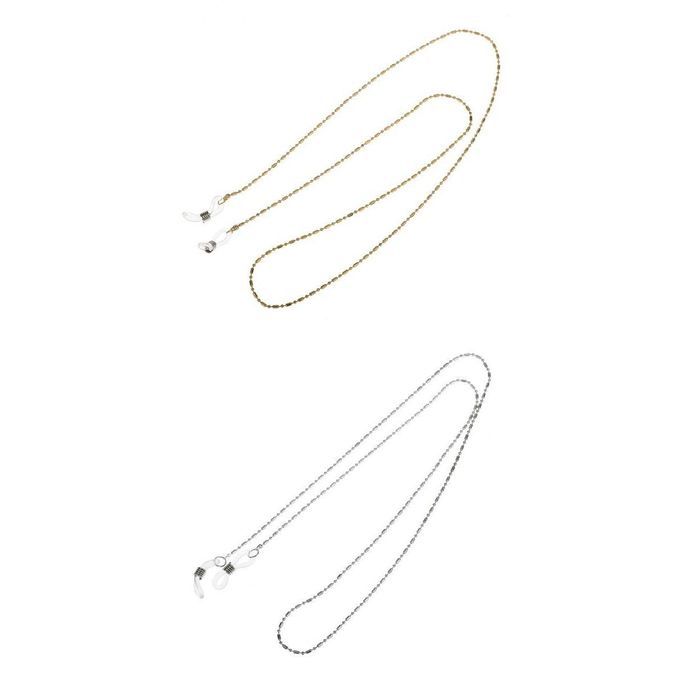 2Pcs Eyeglass Glasses Strap Sunglass Chain Cord Rope Holder Lanyard