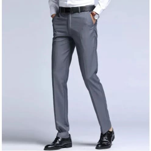 Smart Suit Trouser For Men- Ash