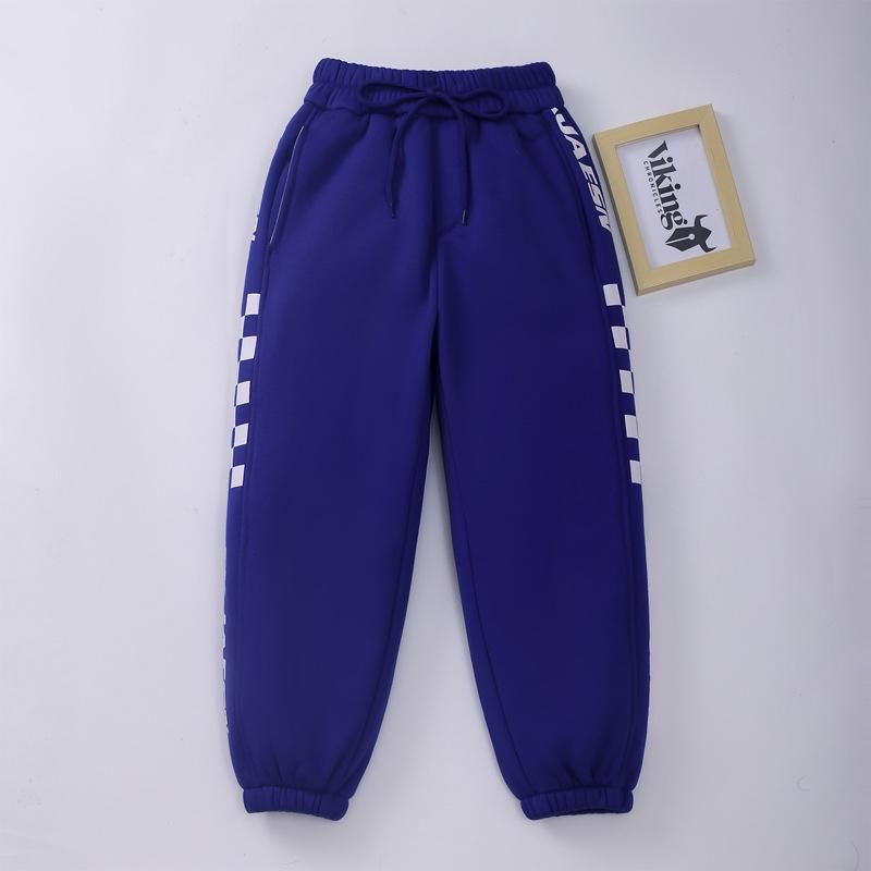 2023 European And American Velvet Children's Pants Winter Thickened Warm Boys' Pan
