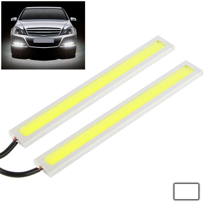 2 X 6W DIY White LED Daytime Running Light / Lamp