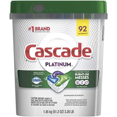 Platinum Actionpacs Dishwasher Detergent Pods - Fresh Scent - 92 Ct.