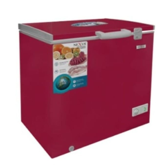 Nexus 200L Energy Saving Chest Freezer - Red