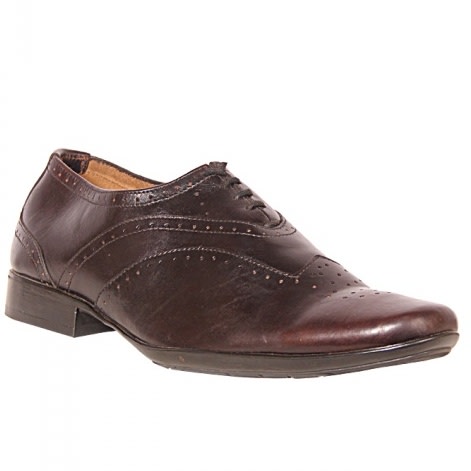 Round Toe Formal Lace-up Shoe