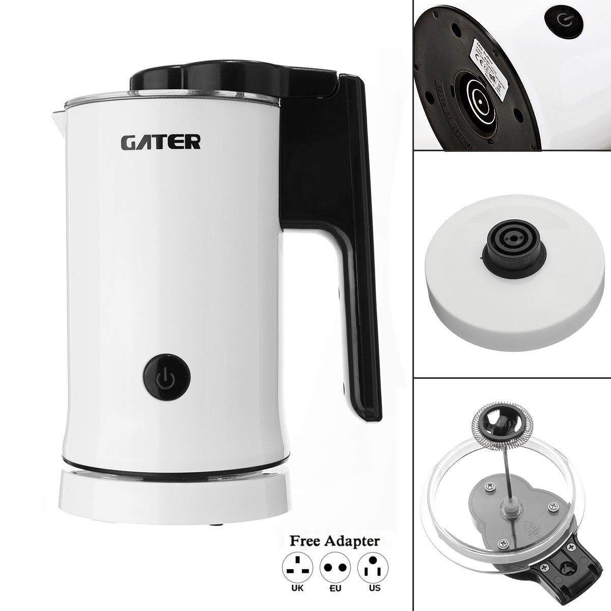 Electric Hot/ Cold Milk Frother Foaming Heat Coffee Cappuccino Maker Cake