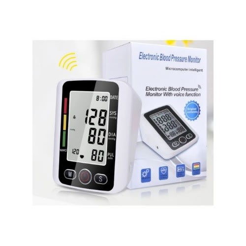 Electronic Blood Pressure Monitor With Voice Function