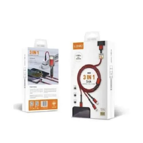 3IN1 Fast Charging Cable - Micro, Lightning & Type-c