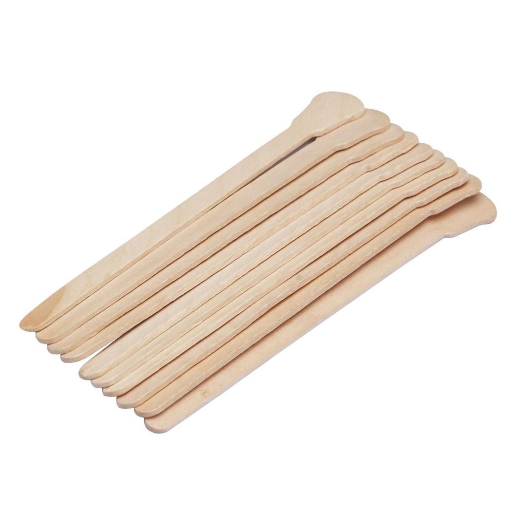 10pcs Wooden Waxing Wax Spatula ue Disposable Ba