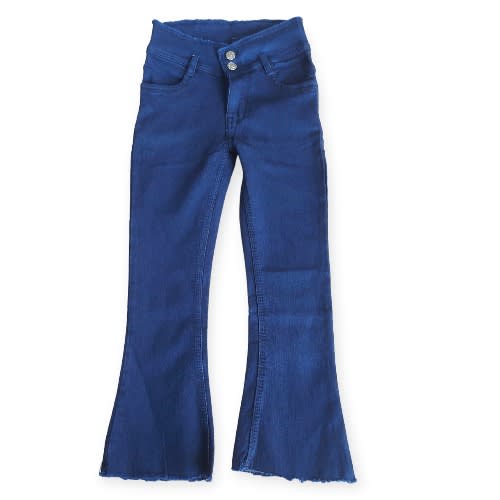 High Waist Girl Jeans - Navy Blue