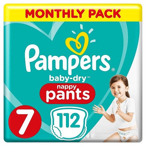 Baby-Dry Nappy Pants Size 7, 112 Nappy Pants