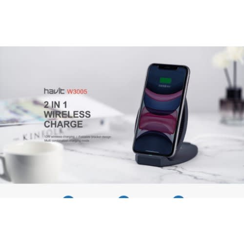 Wireless Charger With Dual Charging Mode - W3005 - 10w - 2 In 1