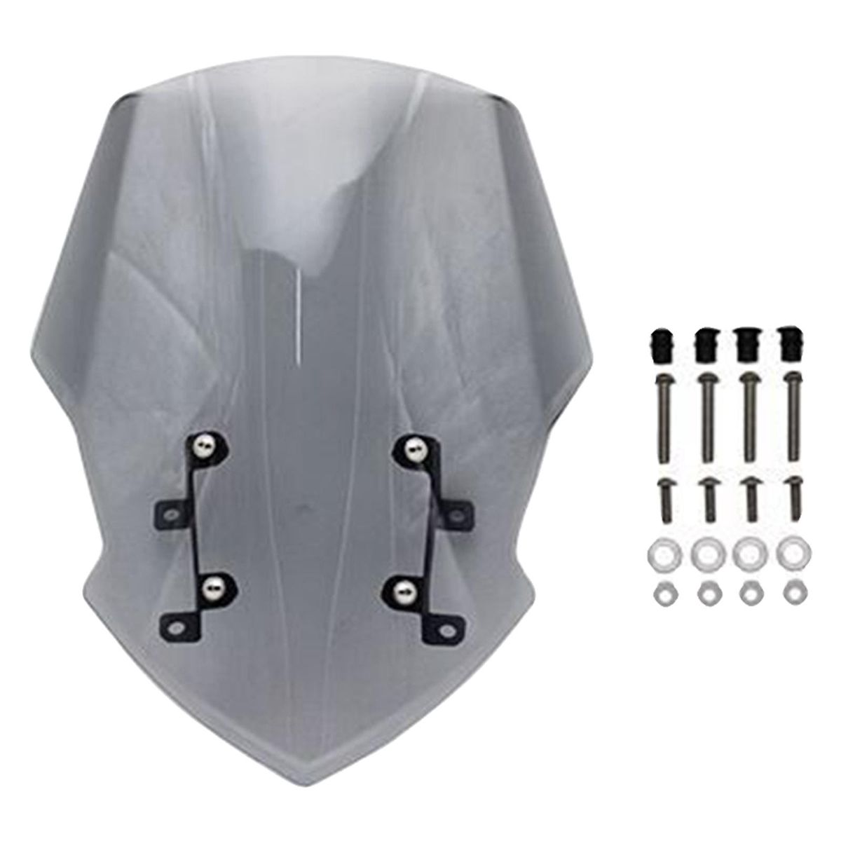 Front Windshield Windscreen ,Air-Guide Sleeves For YAMAHA MT07 MT Gray