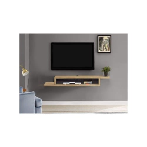Wooden Dvd - Decoder Wall Mount Shelf