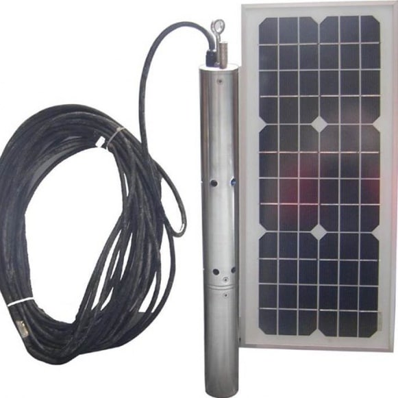 Solar Submisible Water Pump 1.5HP Complete With Solar Panels