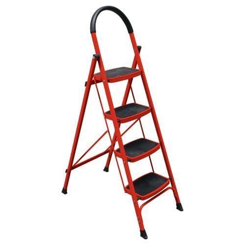 4 Steps Multipurpose Ladder - Red