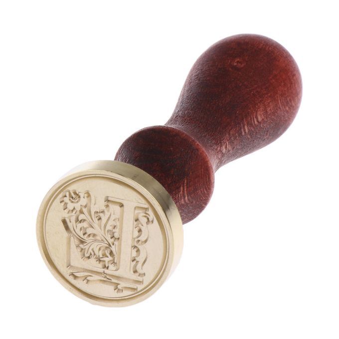 Stamps A-Z Letters Sealing  Stamp Wedding Invitation Card L