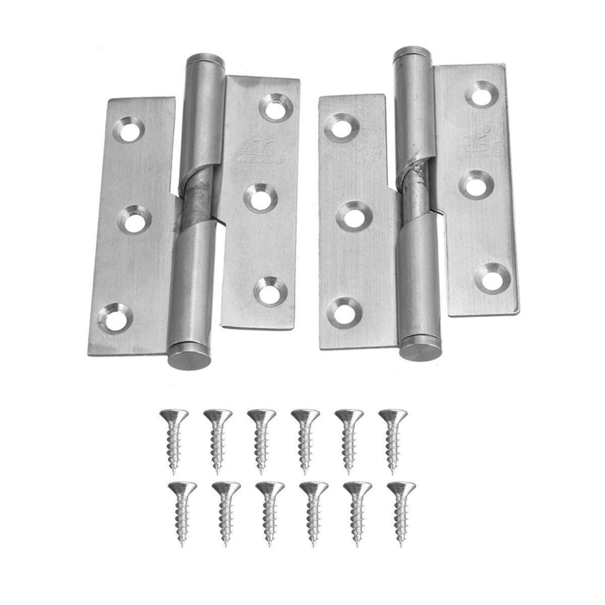 2pcs 3" Rising Left/Right Handed Lift Off Door Hinge Stainless Steel