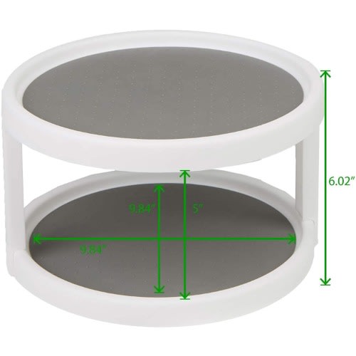 Rotatable Storage Rack 2layer