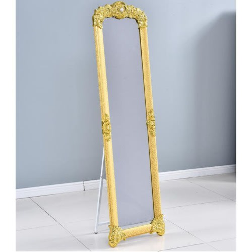 Royal Standing Full Length Mirror- Gold