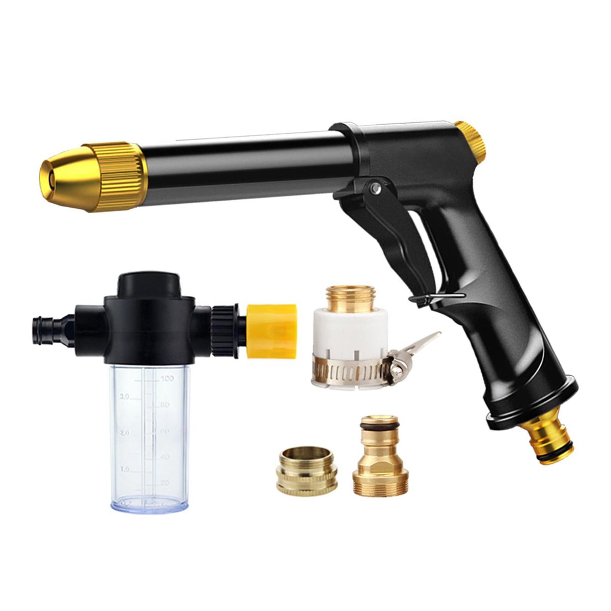 Garden Hose Nozzle Handheld Water Hose Nozzle Sprayer For Watering