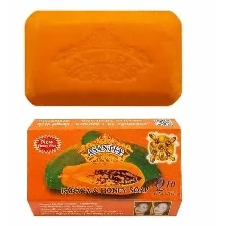 Papaya & Honey Soap - 125g X 6 Bars