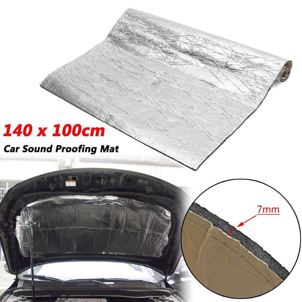 Car/Van 140/100*100cm Glass Fibre Sound Proofing Deadening Insulation 7mm Closed Cell Foam (100*100cm) 140*100cm