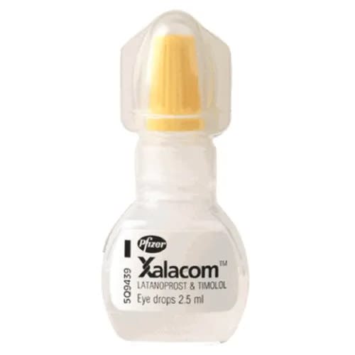 Pfizer Xalacom Laxanoprost And Timolol Eye Drop - 2.5ml