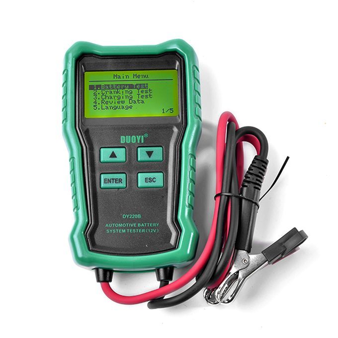 12 V Car Motorcycle Battery Tester Digital Battery Analyzer