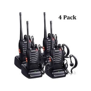 Boafeng  Two Way Radio Walkie Talkie With Earpiece - Bf888s - 4pcs