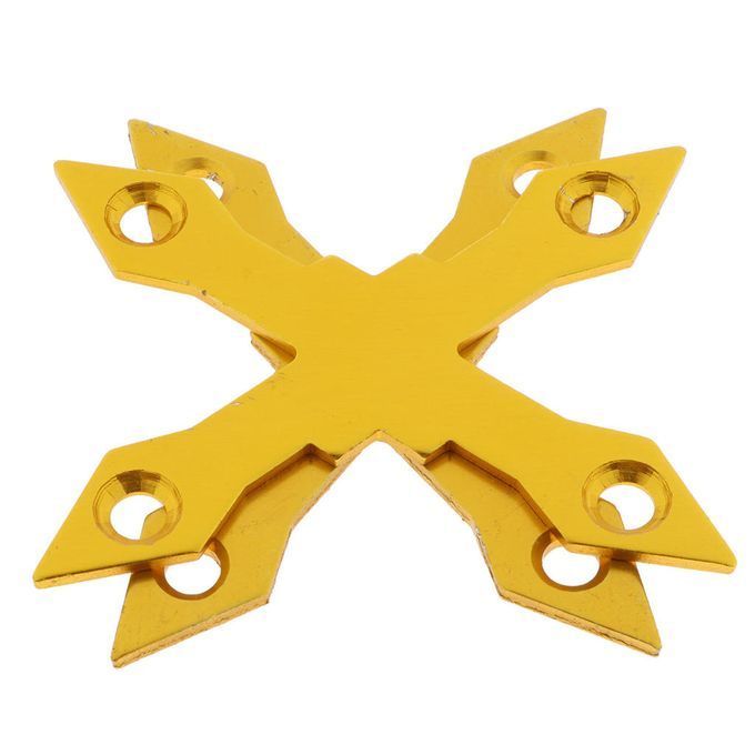 Pack Of 2 Skateboard Longboard Deck Anti Collapse & Protection Gold