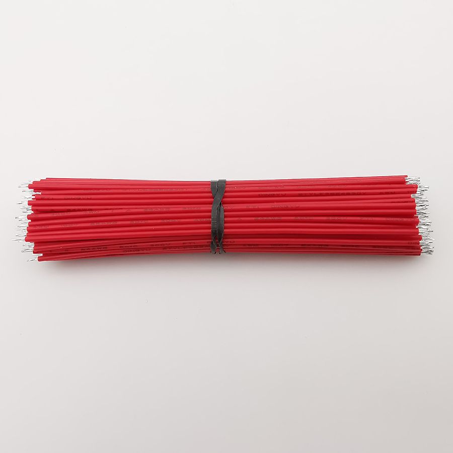 100Pcslot Tin-Plated 24AWG Breadboard Wires Solder Cable