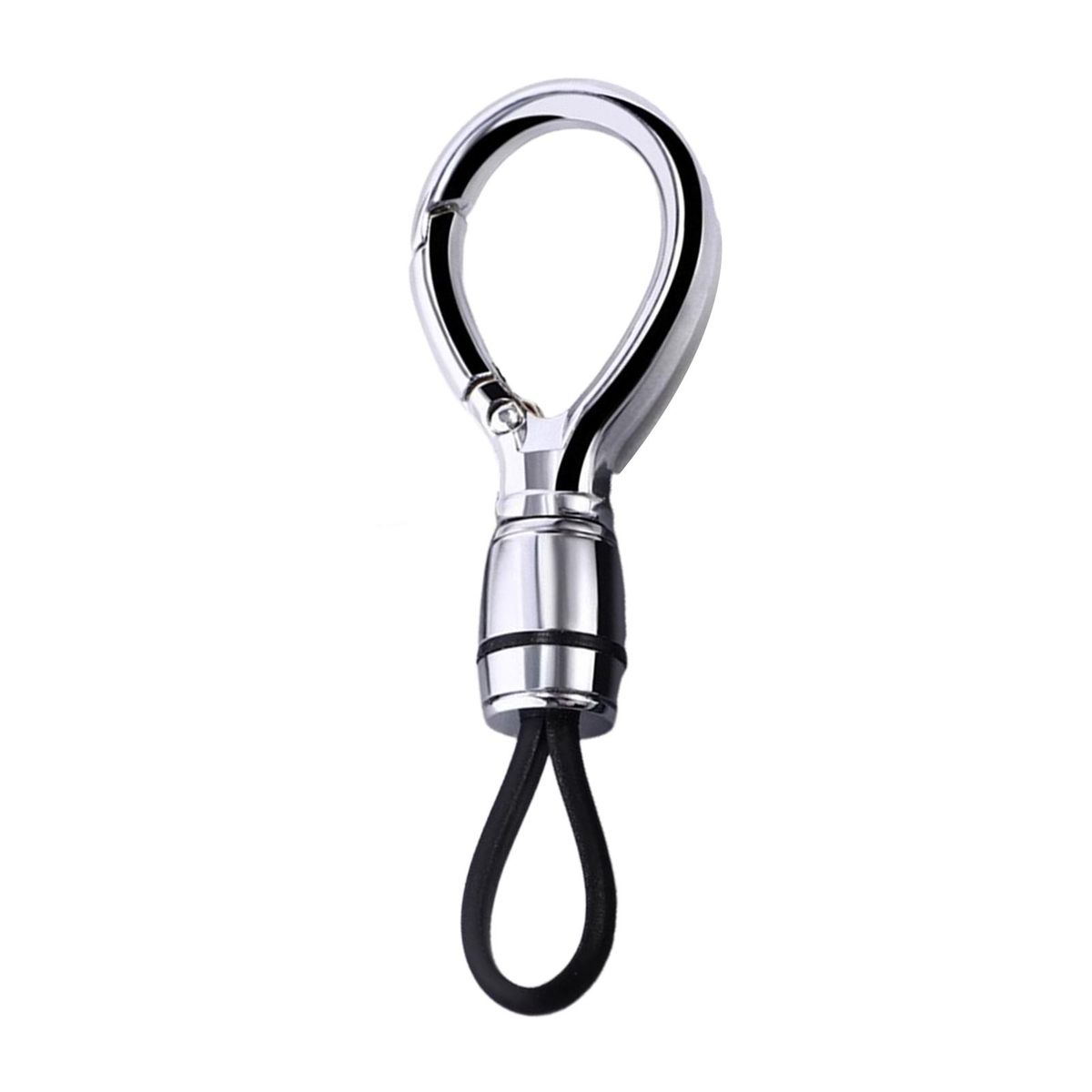 Keychain for Colleagues Premium Zinc Alloy Car Keychain Stylish Gift Silver