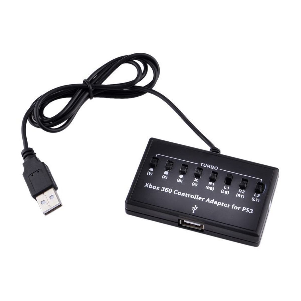 HDE Xbox 360 To Playstation PS3 Controller Adapter BDZ