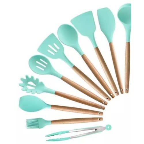 Silicon Cooking Spoon Set - 11 Pieces