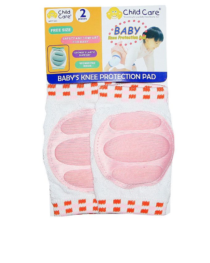 Anti Slip Baby Crawling Protector-pink & White