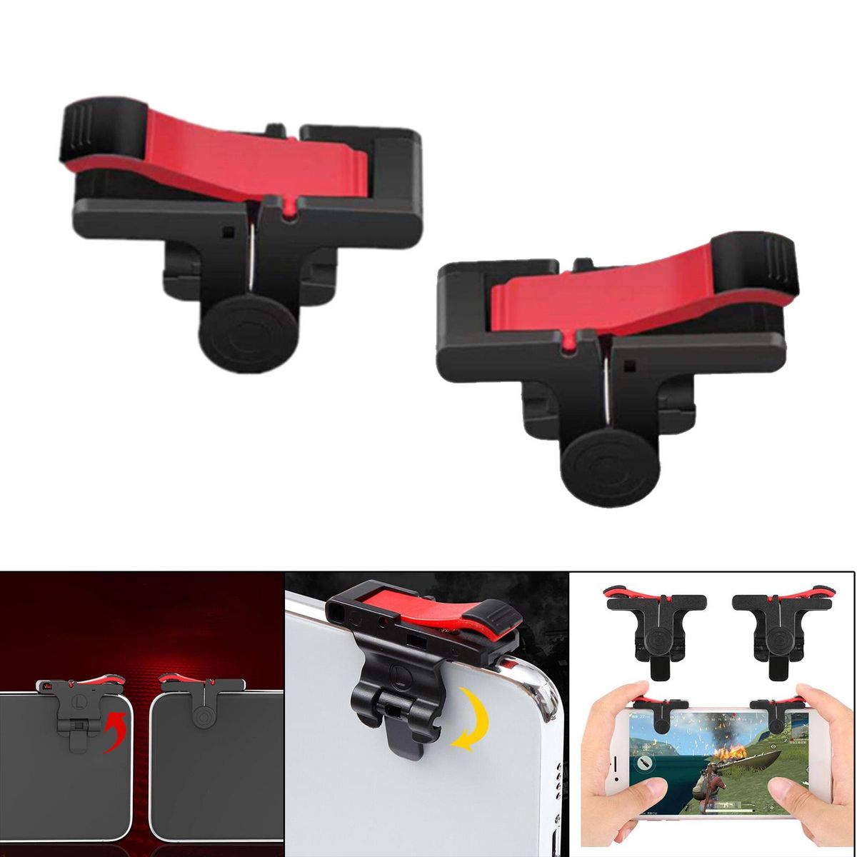 1 Pair Mobile Game Controller Keys  Button For