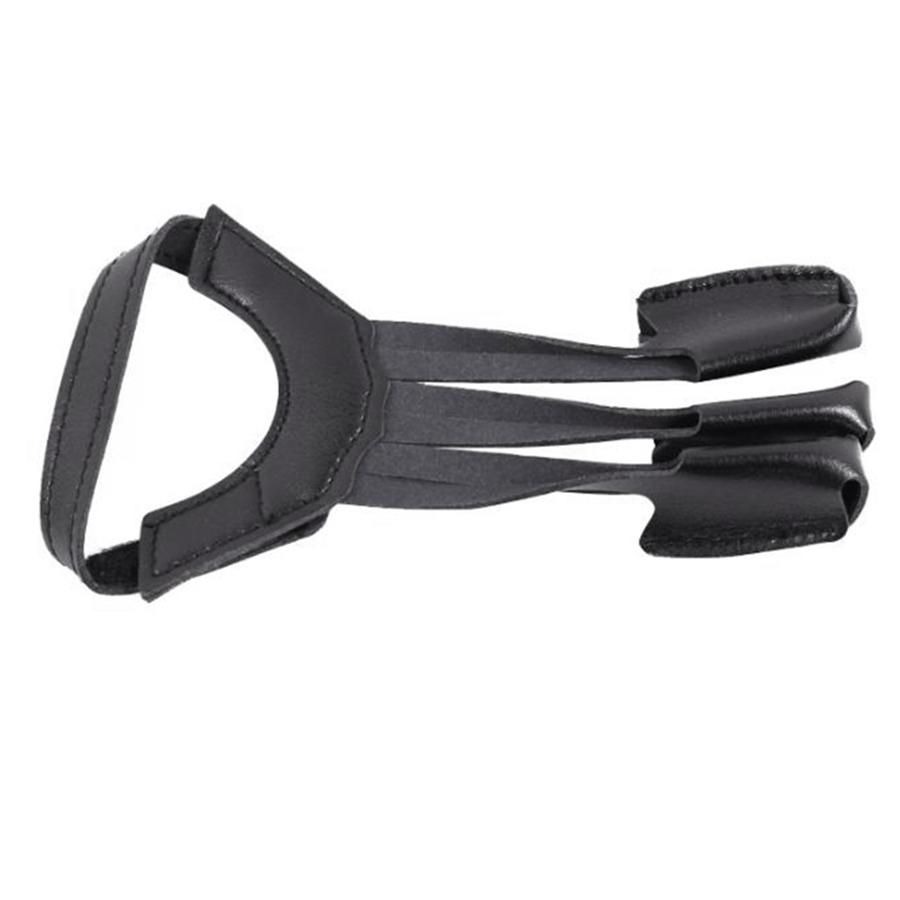 Three Finger Finger Straight Pull Traditional Recurve Bow Gloves Leather Finger Gloves Protective Sleeve