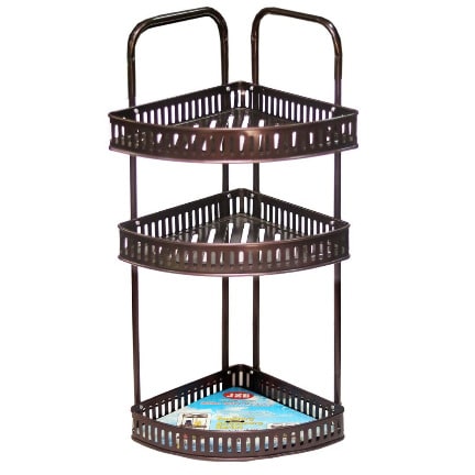 Bathroom Wall Corner Rack/ Storage Organizer - 3 Layers