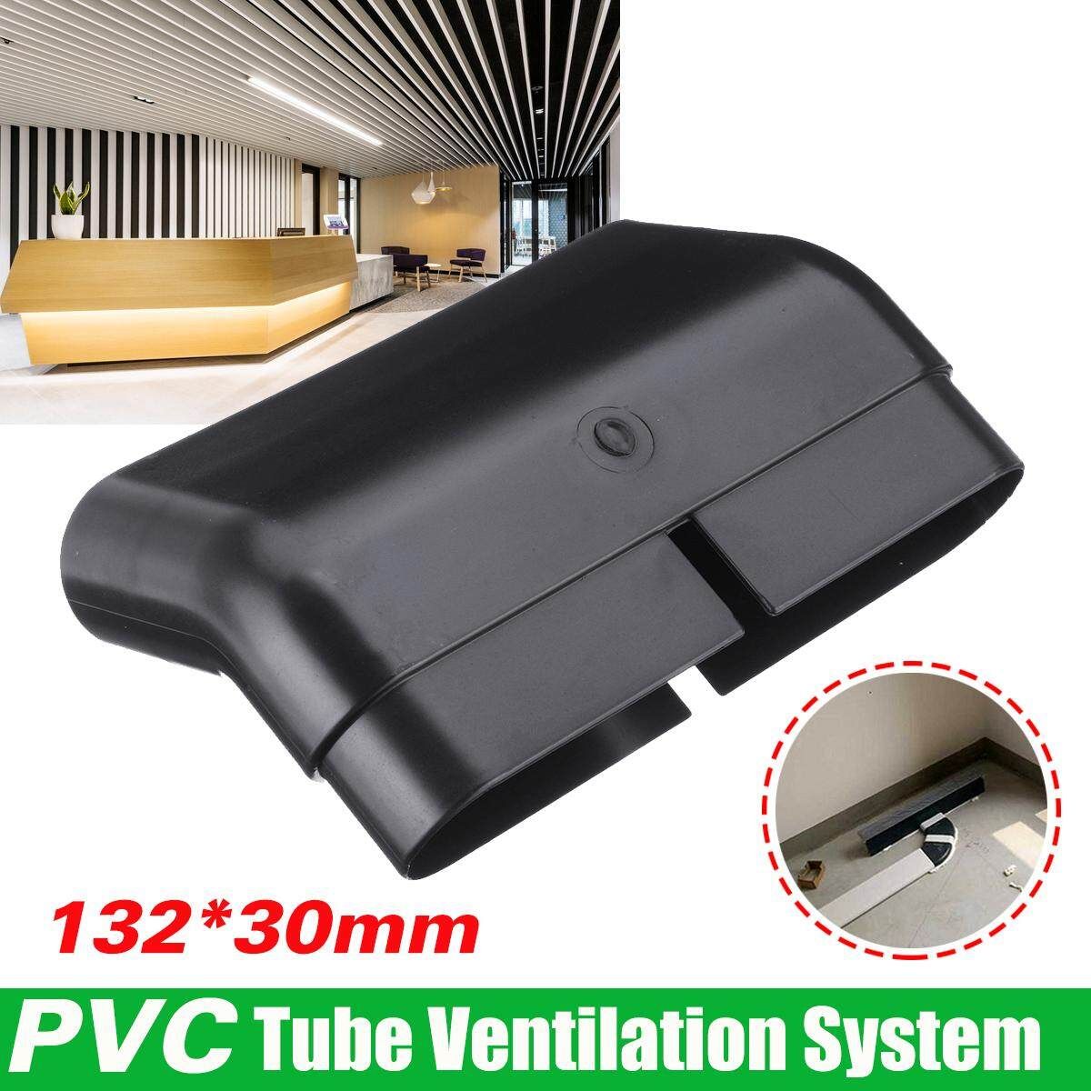 45&deg; Corner Connecter PVC Ventilation Fresh Air System Flat Tube Outlet 132x30mm