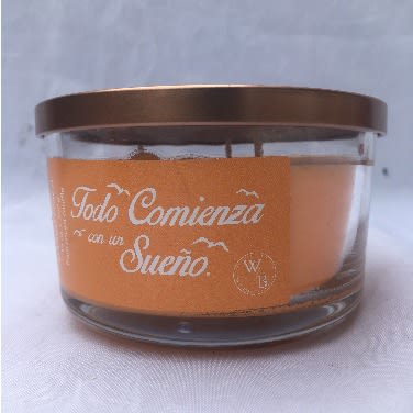 Western Brook Mango Peach Scented Candle - 14oz