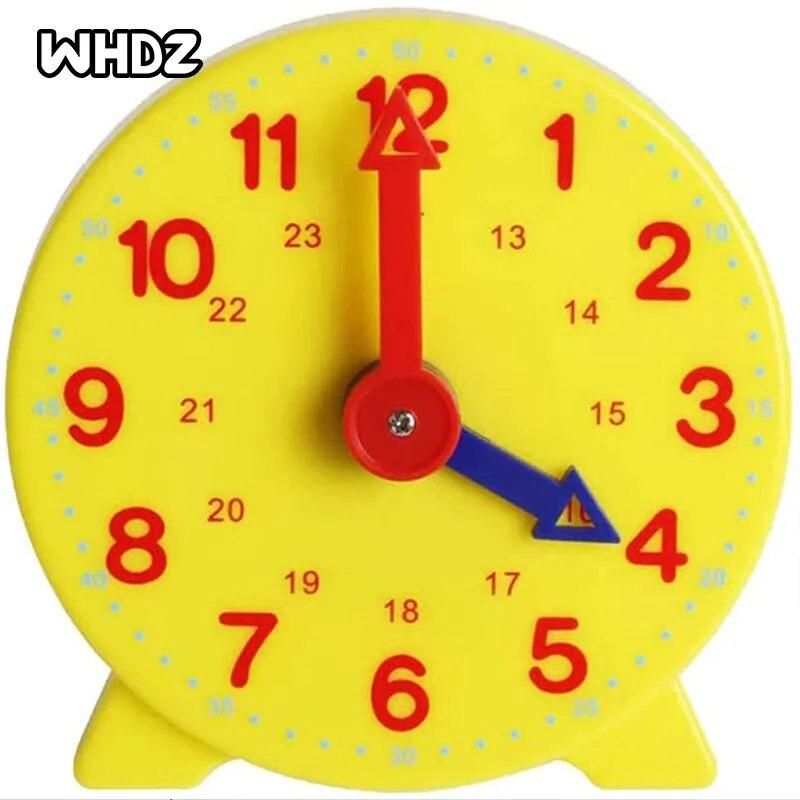 Pupil Clock Tell The Time Student Learning Clock Time for Kids, Early Education Learning Demonstration Clock 24 Hours