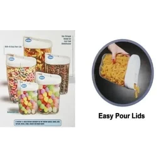 Container Set With Easy Pour Lids - 10 Piece