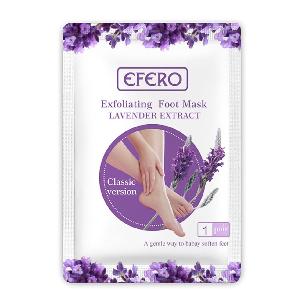 Feet Mask A Pair Of Lavender Scrub Exfoliating Skin