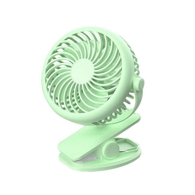 360-degree USB Computer Silent Fan+Clips Mini J80 Rechargeable On Desktop 2000MAH Home Rotatable Portable Fan Electric Fan Fan
