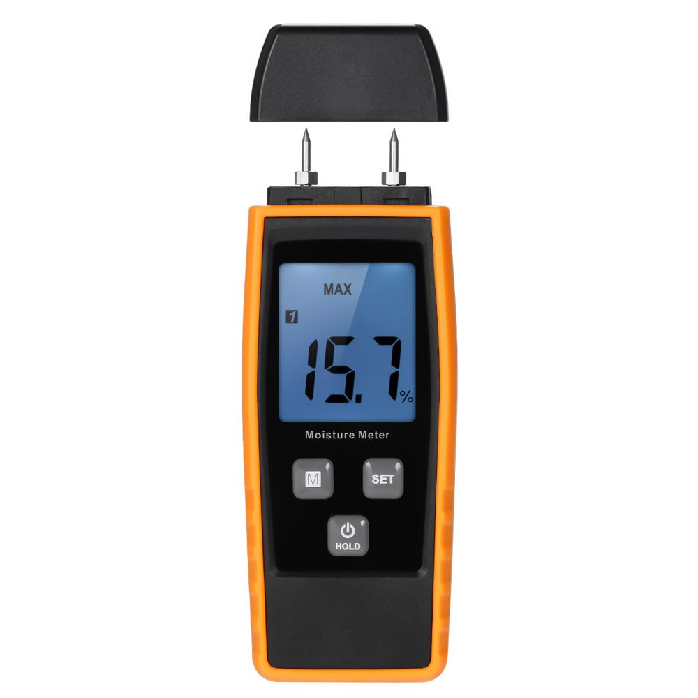 Meter LCD Humidity Drywall Damp Concrete Digital Timber Moisture Meter Wood Moisture For Mini Mortar Detector Tester Lumber Wood