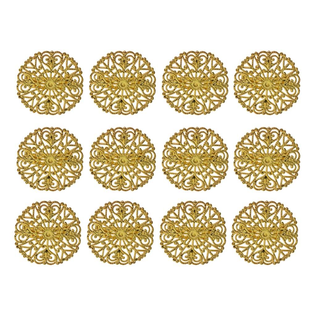 Women Labels Pin Golden