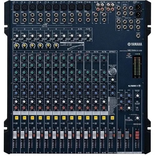 Usb Mixer With Compression And Effects -  Mg166cx - Usb 16 Channel